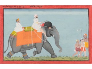 India. Pinturas del San Diego Museum of Art | 23/03-16/07/2023 | CentroCentro | 'Madan Murat., el elefante de Sangram Singh II' (1725) | India (Rajastán) | Mewar