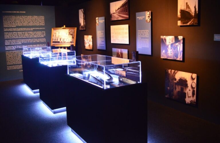 Exposicion Titanic en el Pabellon de la Navegacion de Sevilla 2 768x501