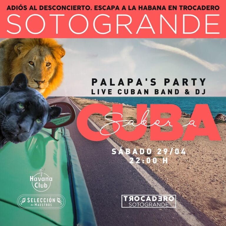 Palapa´s Party Live Cuban Band DJ en Trocadero Sotogrande 768x768