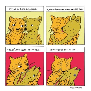 Perdona, estoy-hablando | CentroCentro Cibeles | 29/03-23/07/2023 | Vista de sala | 'Celos' de Paula Sosa Holt