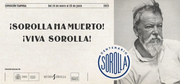 Exposicion ¡Sorolla ha muerto ¡Viva Sorolla en el Museo Sorolla Madrid 768x360