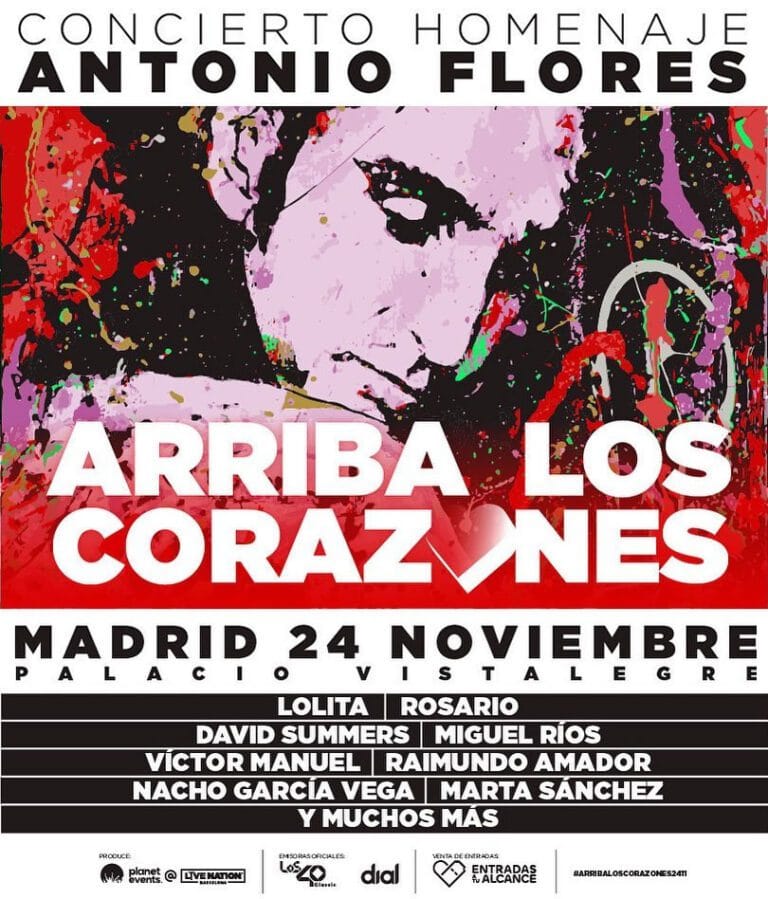 Concierto homenaje a Antonio Flores Arriba los corazones en el Palacio de Vistalegre 1 768x899