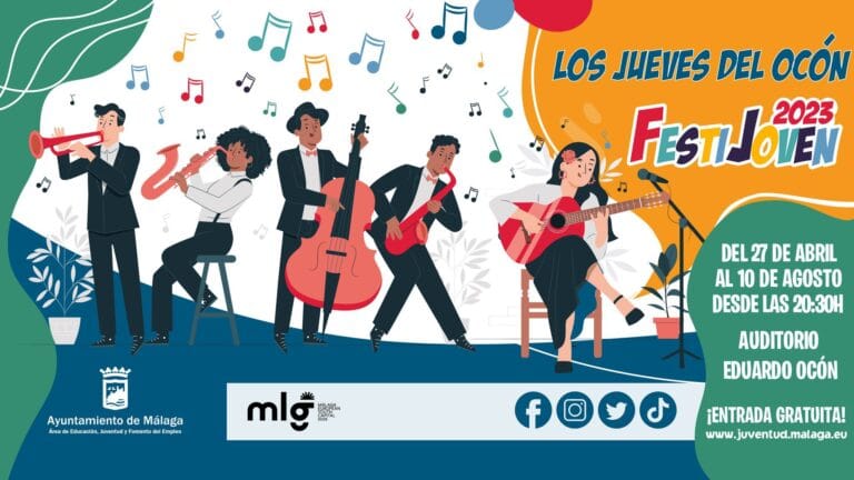 Conciertos gratis Los Jueves del Ocon en Malaga 2 768x432