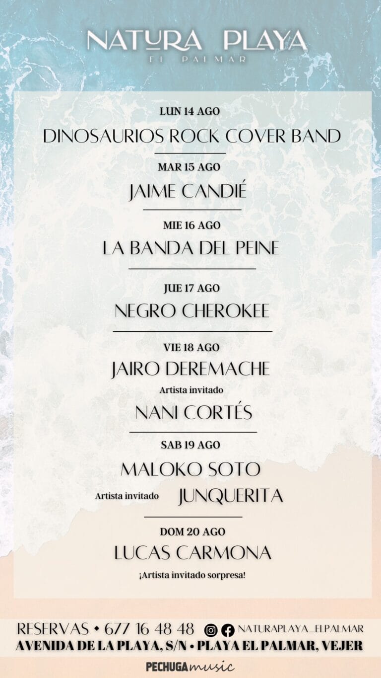 Conciertos y actuaciones en Directo en Natura Playa El Palmar 1 768x1365