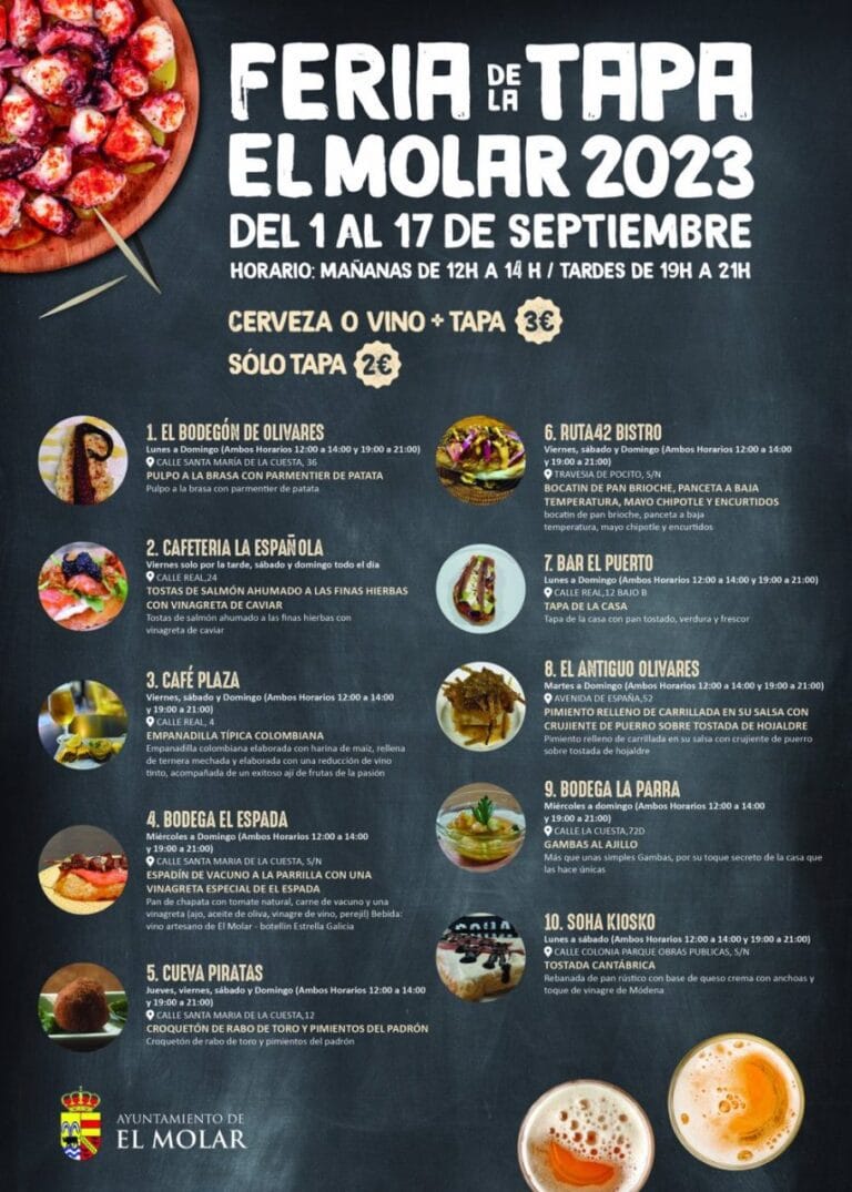 Feria de la Tapa El Molar 2023 768x1075