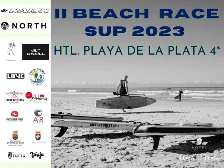 II Beach Race SUP Hotel Apartamento Playa de la Plata 2023 Zahara 768x575