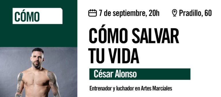Charla Como salvar tu vida con Cesar Alonso en El Como 768x337