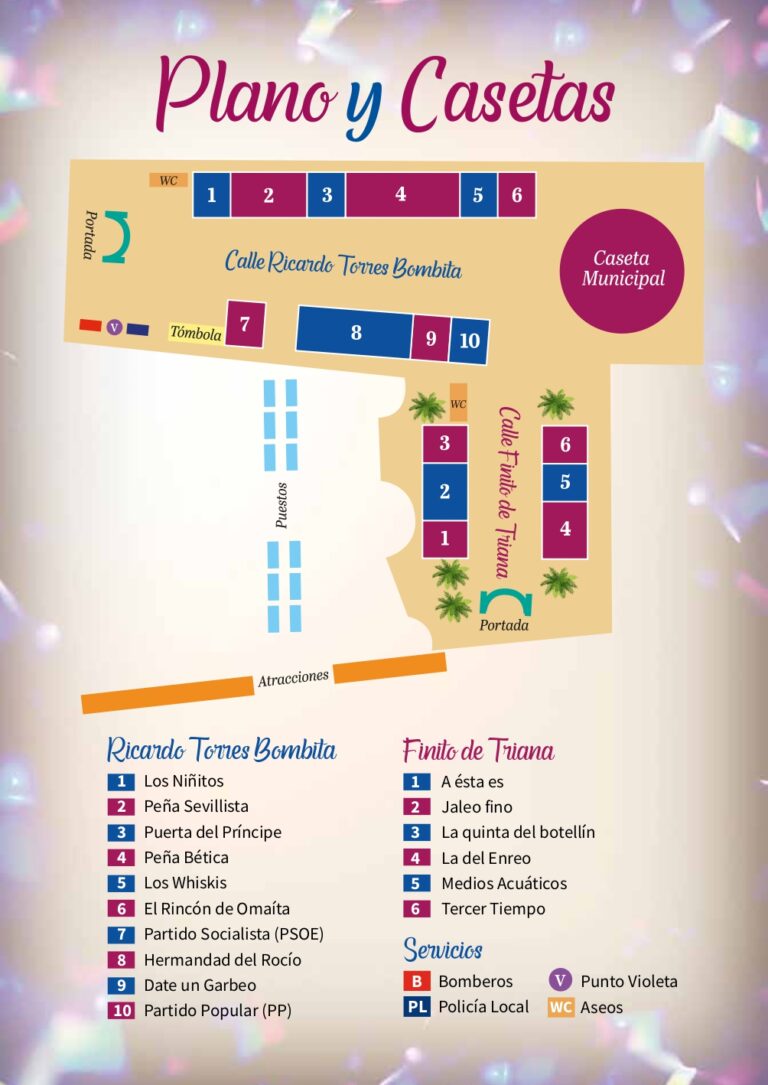 Feria de Tomares 2023 Plano y casetas 768x1085