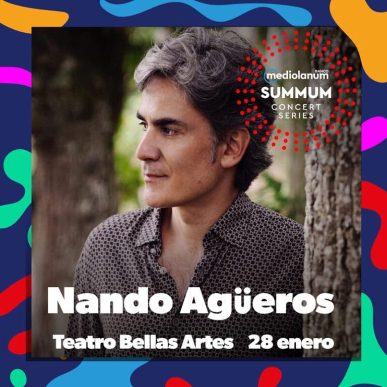 Concierto Nando Agueros en Teatro Bellas Artes 768x768