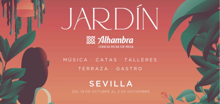 Jardin Alhambra Musica talleres gastronomia y catas en el Casino de la Exposicion de Sevilla 768x365