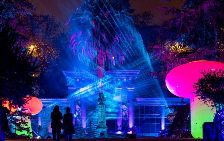 Origen Natura Encesa Experiencia luminica inmersiva en Barcelona 768x486