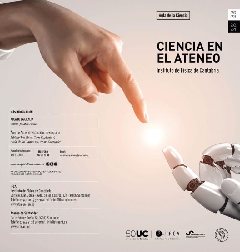 Ponencias Ciencia en el Ateneo en Santander 768x806