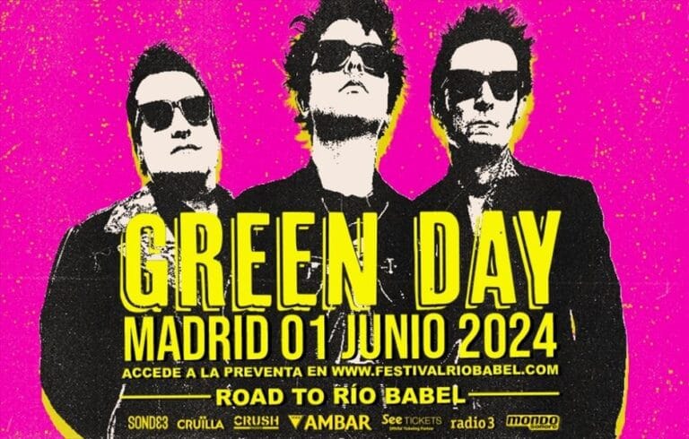 Concierto de Green Day Road to Rio Babel en La Caja Magica Madrid 768x490