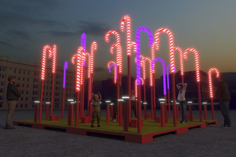 Espectaculo Dulces Navidenos en Alameda de Osuna 768x512