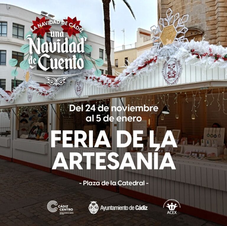 Feria de la Artesania Navidad en Cadiz 768x764
