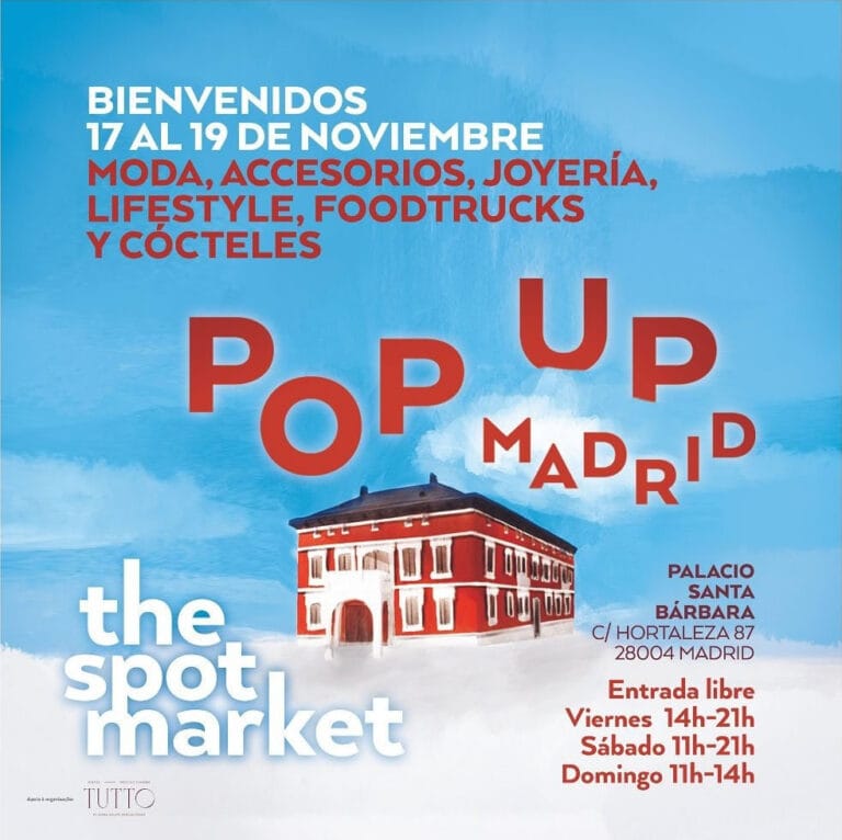 The Spot Market Pop Up en el Palacio de Santa Barbara Madrid 768x766