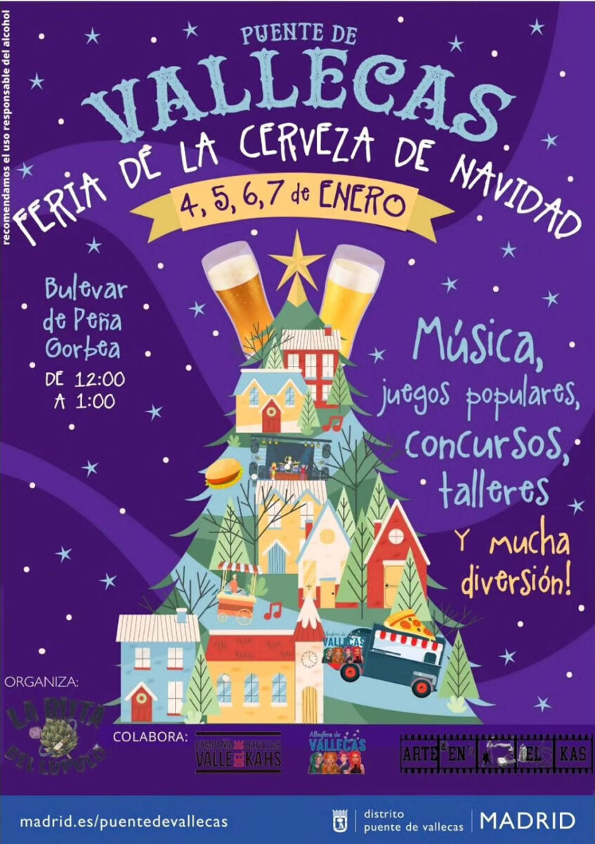 Feria de la Cerveza de Navidad de Puente de Vallecas 2024 Ocio en