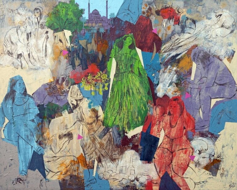 Exposicion Shahrezade y las noches arabes de Hanoos Hanoos en el Real Jardin Botanico Madrid 768x615