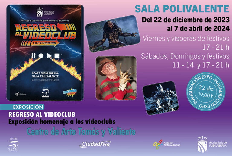 Exposicion ‘Regreso al Videoclub en Centro de Arte Tomas y Valiente 768x518