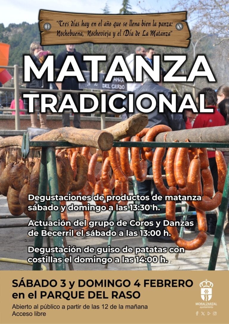 Fiesta de La Matanza Tradicional en Moralzarzal 768x1086