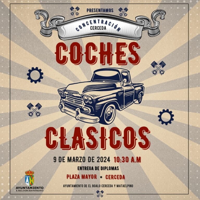 Concentracion de Coches Clasicos en Cerceda 768x768