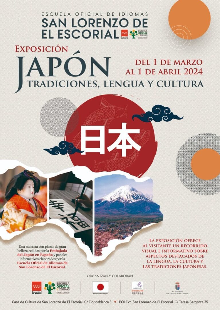 Exposicion Japon. Tradiciones lengua y cultura en San Lorenzo de El Escorial 768x1083