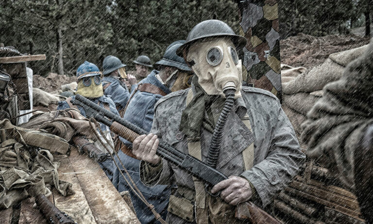 Recreacion historica 1a Guerra Mundial en el Castillo de Belmonte 2 768x462