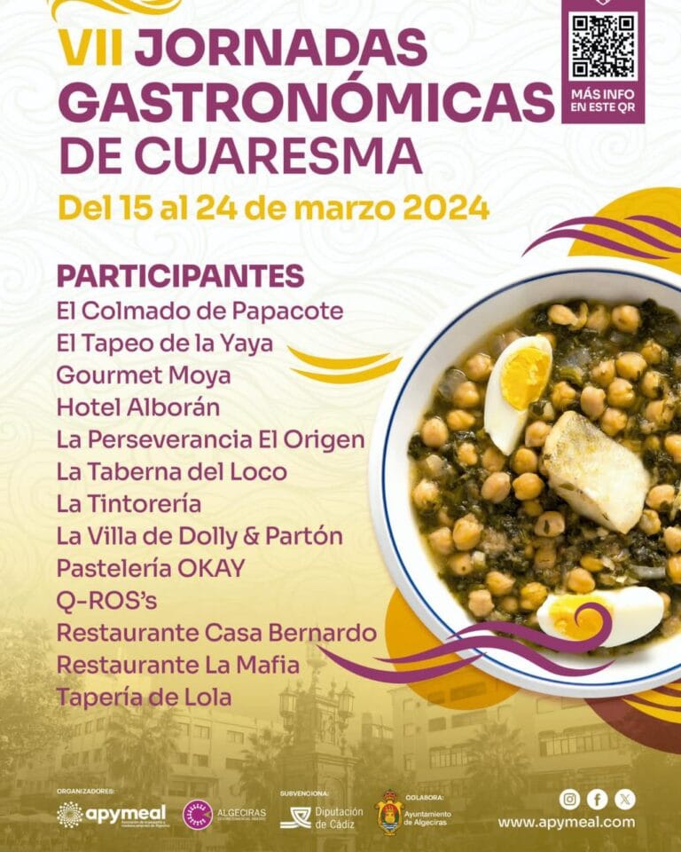 Jornadas Gastronomicas de Cuaresma de Algeciras 2024 768x960