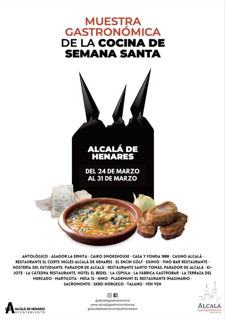 Muestra Gastronomica de la cocina de Semana Santa en Alcala de Henares 768x1089