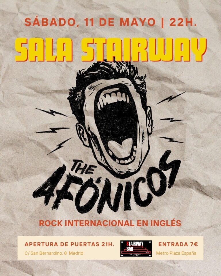 Concierto The Afonicos en Stairway Rock Bar 768x960