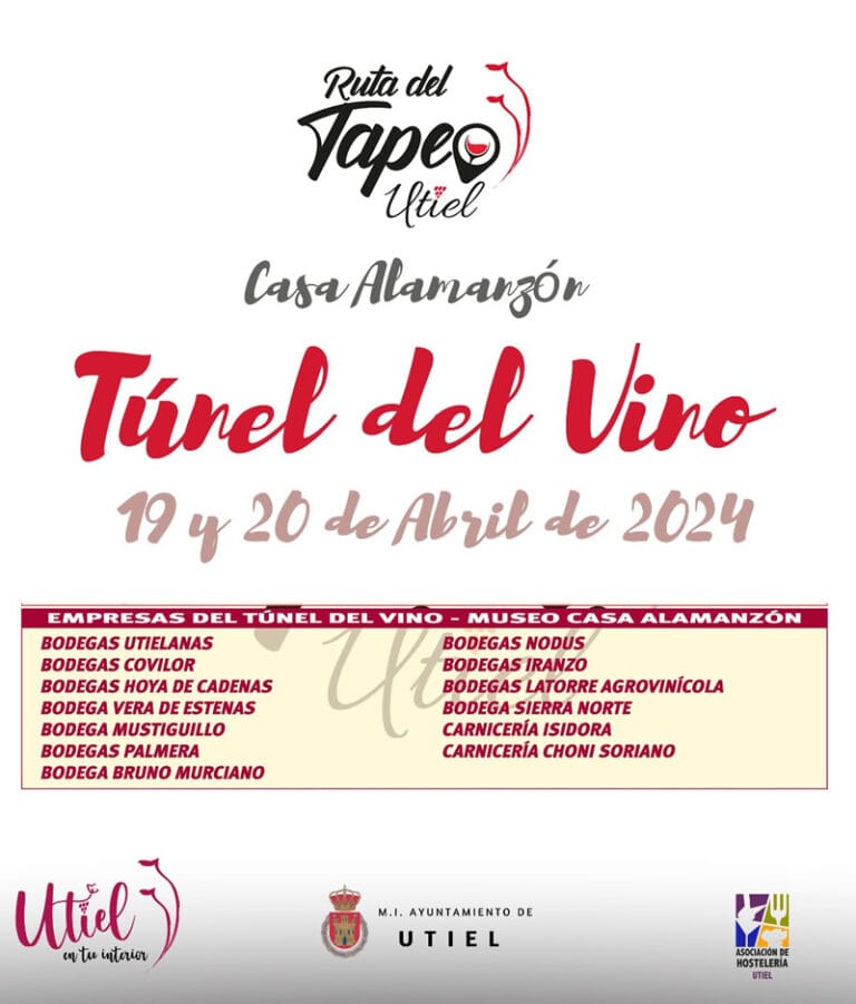 Tunel del Vino Ruta del Tapeo de Utiel 2024 768x901