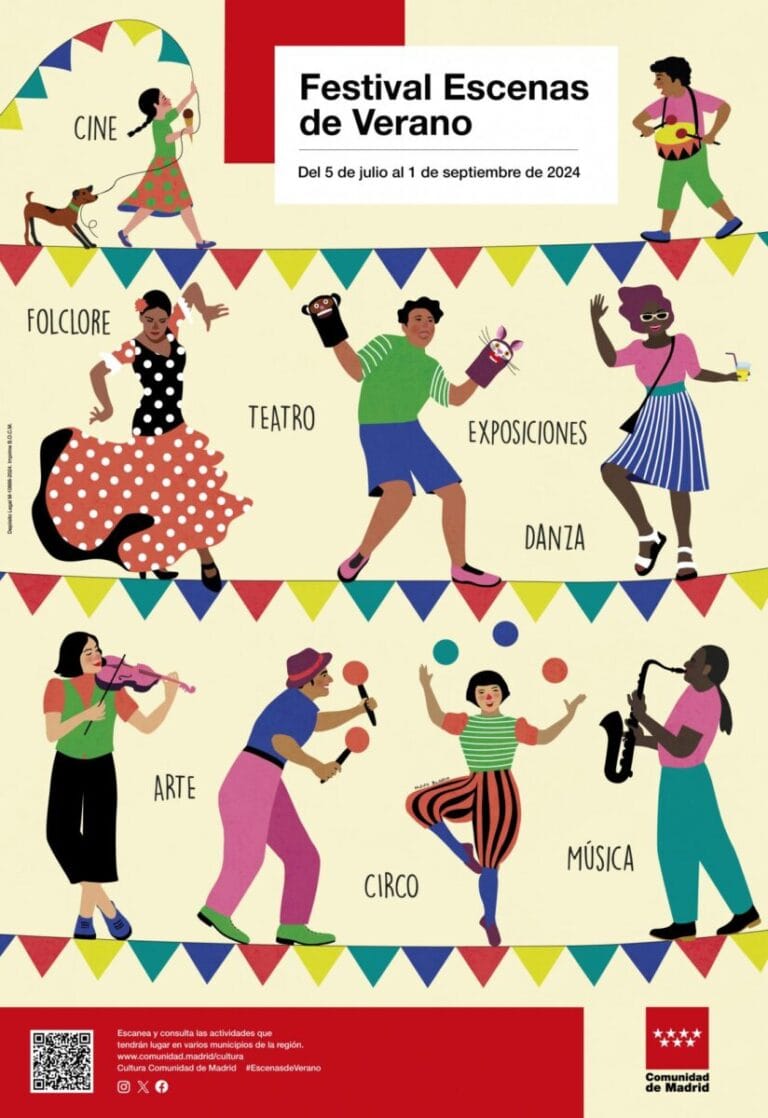 Festival Escenas de Verano Arte vivo en la plaza Comunidad de Madrid 768x1118