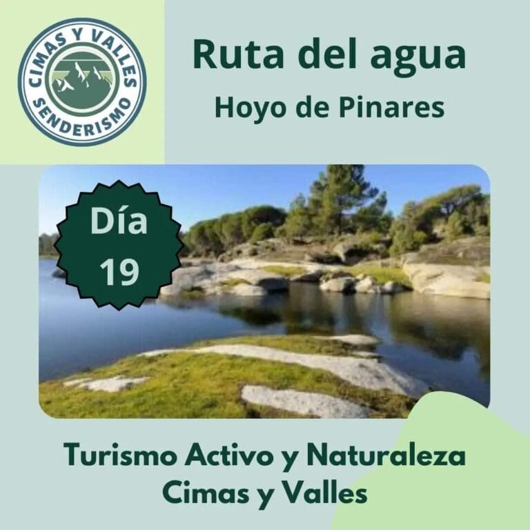 Ruta del agua Hoyo de Pinares Cimas y Valles 768x768