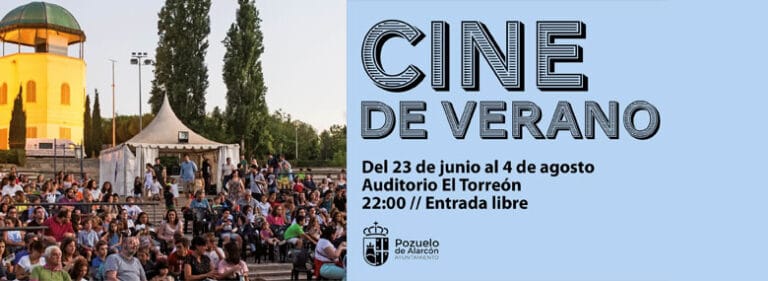 Cine de Verano en Pozuelo de Alarcon 2024 768x281