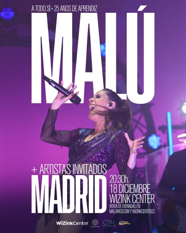 Concierto de Malu A todo si. 25 anos de Aprendiz en Wizink Center Madrid 768x960
