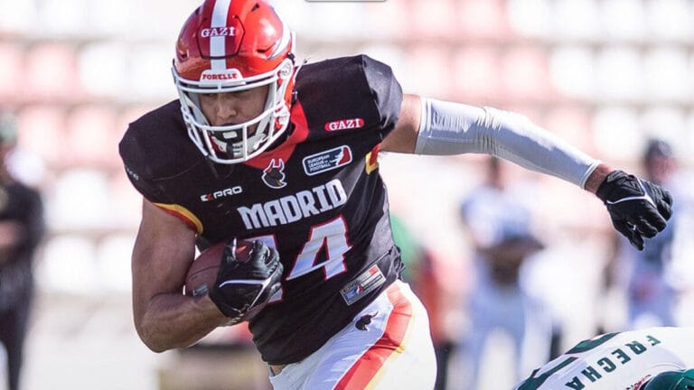 Madrid Bravos ELF Liga Europea de Futbol Americano en Estadio Vallehermoso 2 768x432