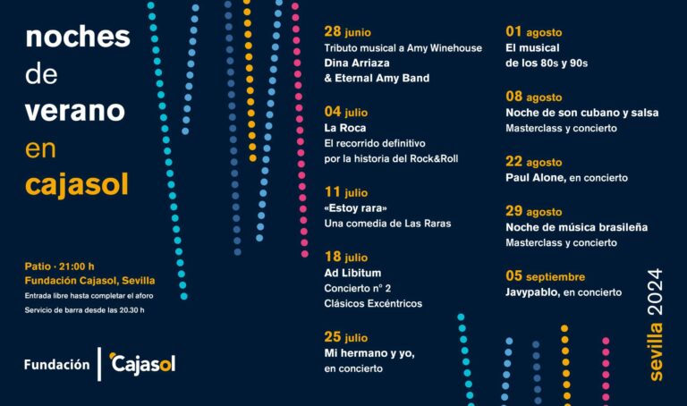 Noches de Verano en el patio de Fundacion Cajasol Sevilla 2 768x454