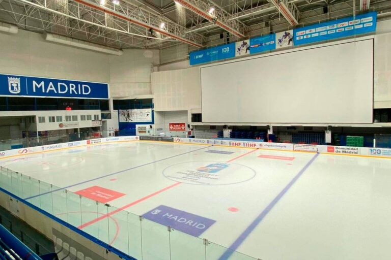 Pantalla gigante para ver la Eurocopa 2024 en Palacio del Hielo Madrid 768x512