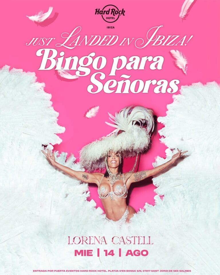 Bingo para Senoras de Lorena Castell en Hard Rock Ibiza 768x960