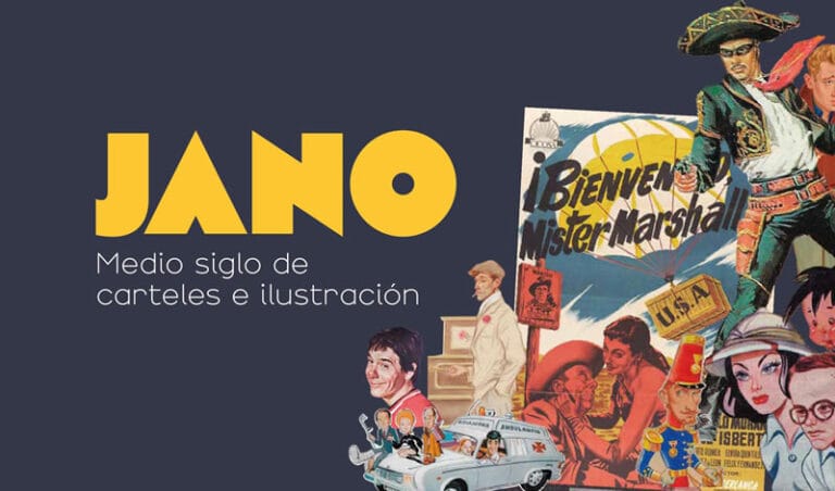 Exposicion Jano Medio siglo de carteles e ilustracion en Biblioteca Regional de Madrid 1 768x452