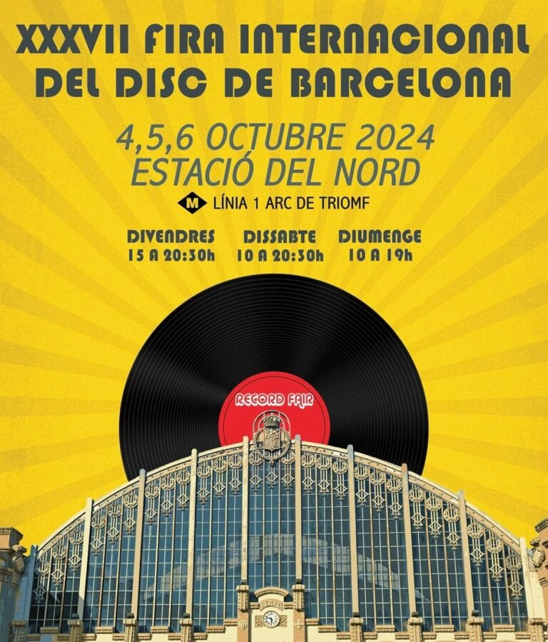 Feria del disco de Barcelona 2024 768x899