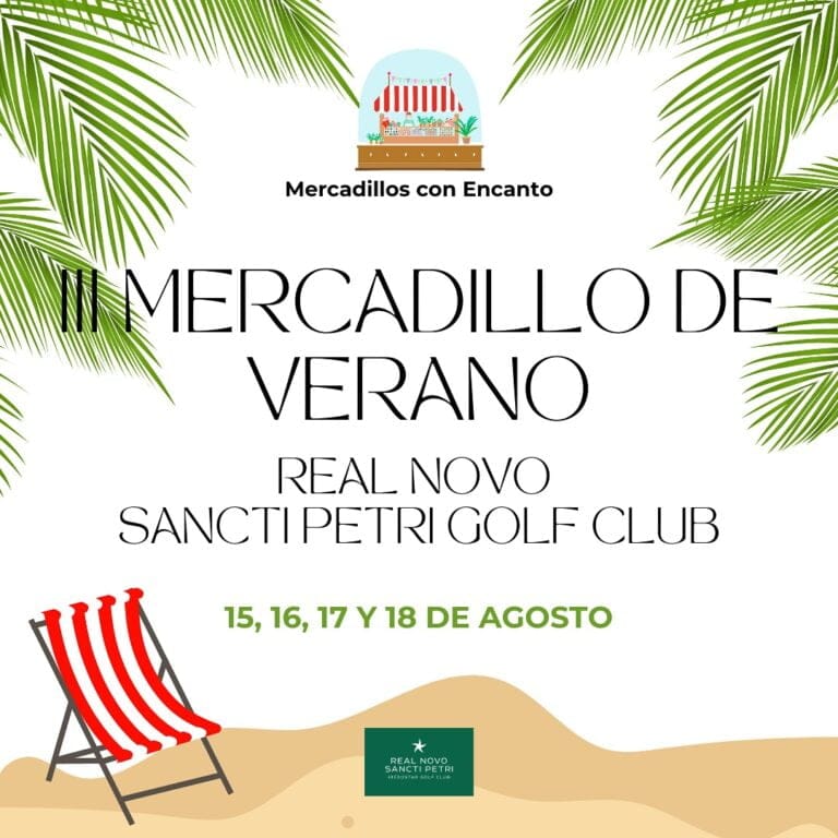 Mercadillo de Verano Real Novo Sancti Petri Golf Club 2024 768x768
