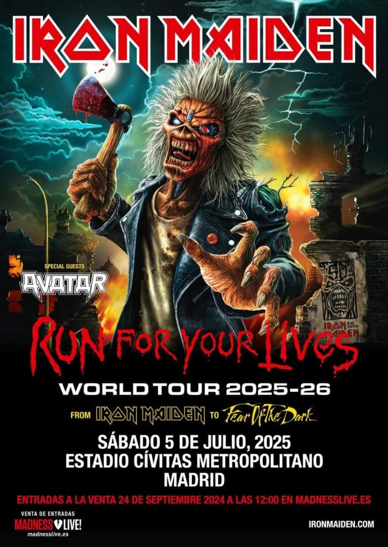 Concierto Iron Maiden Run For Your Lives en Madrid 768x1082