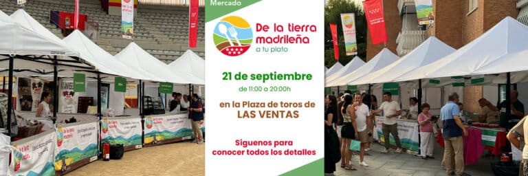 Mercado de la Tierra Madrilena a tu Plato en Las Ventas 768x256