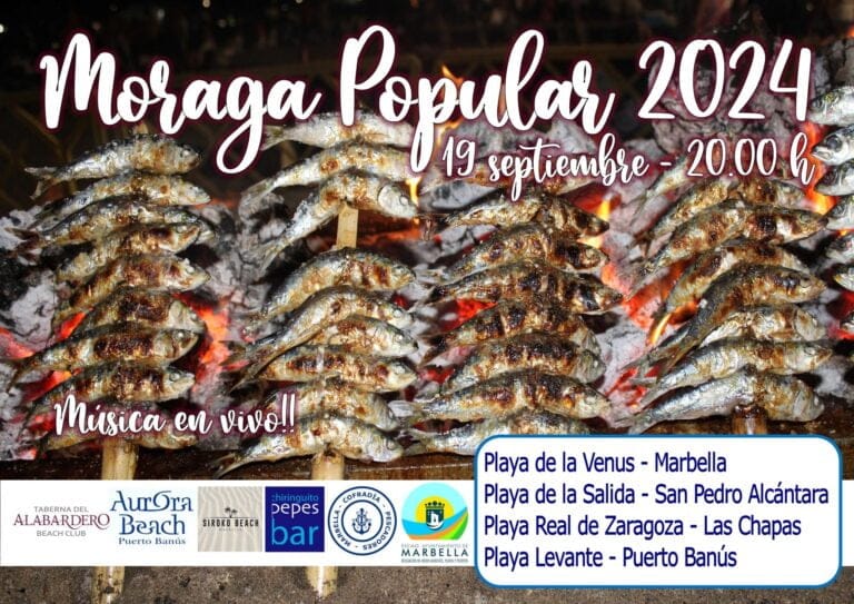 Moraga y degustacion de sardinas en las playas de Marbella 2024 768x543