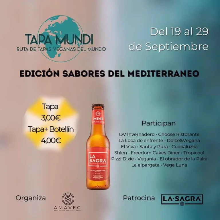 Tapa Mundi Madrid 2024 Tapas veganas con sabor mediterraneo 768x768