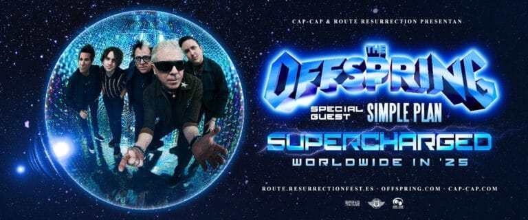 Concierto The Offspring Supercharged Worldwide in 25 en Madrid 768x320