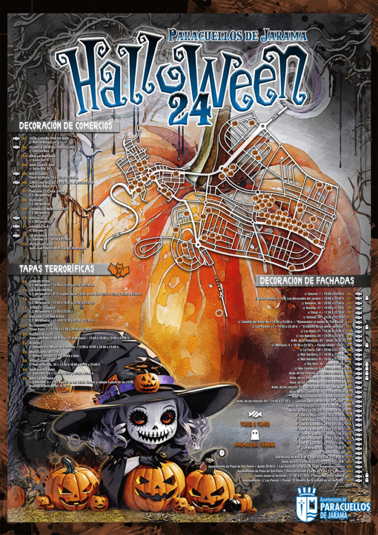 Halloween en Paracuellos del Jarama Mapa 1 768x1086
