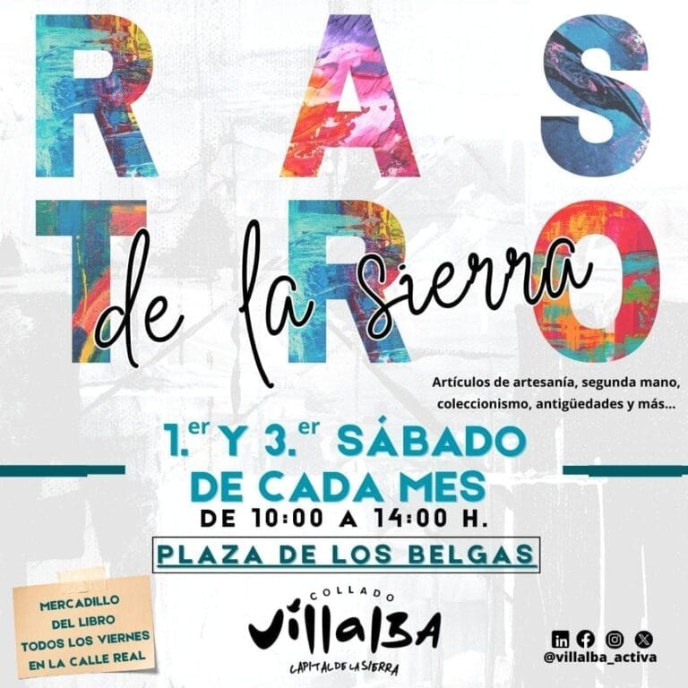 Rastro de la Sierra en Villalba 768x768