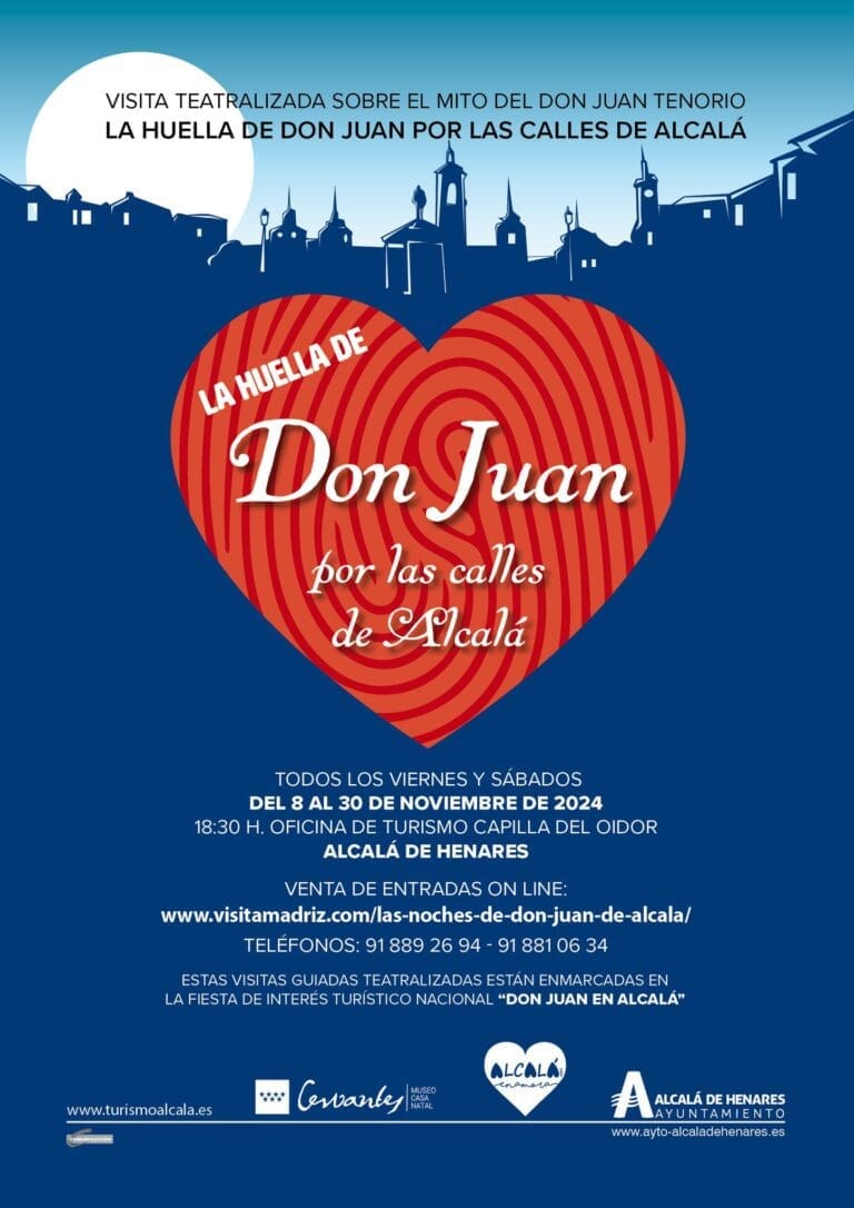 Visitas teatralizadas La Huella de Don Juan en Alcala de Henares 768x1086